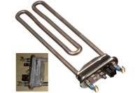 ТЭН 1900W прямой с отв L=190мм (R13, F25, K2 +датч.)'IRCA'