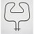 Тэн духовки 1000w ZANUSSI 3970125013, 3570583017 нижний